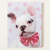 Franse Bulldog met Bow-Stropdas Planner (Achterkant)