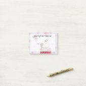 Franse Bulldog met Bow-Stropdas Post-it® Notes (Op bureau)