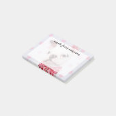 Franse Bulldog met Bow-Stropdas Post-it® Notes (Schuin)