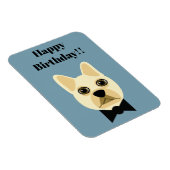 Franse Bulldog met bowtie Magneet (Rechterzijde)