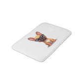 Franse Bulldog met Bril Kopie Badmat (Gekanteld)
