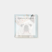 Franse Bulldog met Crown Post-it® Notes (Voorkant)
