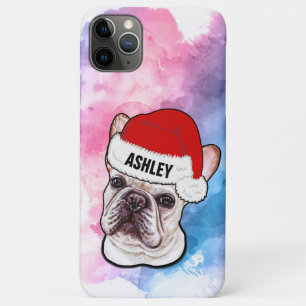 Franse Bulldog met Kerst Pet Holiday Dog Case-Mate iPhone Case