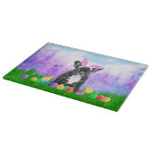 Franse Bulldog met paaseieren Bunny Chicks Snijplank (Hoek)