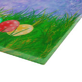 Franse Bulldog met paaseieren Bunny Chicks Snijplank (Hoek)