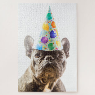 Franse Bulldog met Party Pet Legpuzzel