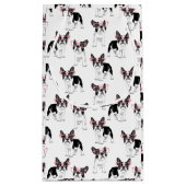 Franse Bulldog met roze bril Klein Cadeauzakje (Achterkant)