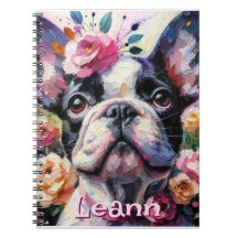 Franse Bulldog met Rozen Dog Gepersonaliseerd