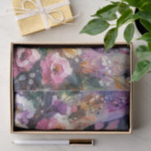 Franse Bulldog met Rozen Floral Decoupage Tissuepapier (Geschenk)