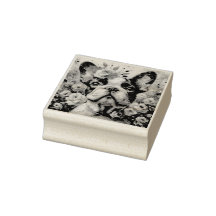 Franse Bulldog met Rozen Impressionistisch schilde