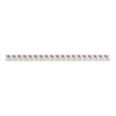 Franse Bulldog met Strik Grosgrain Lint (Voorkant)