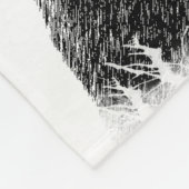 Franse Bulldog met Valentijnsdag harten Fleece Deken (Hoek)