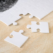 Franse Bulldog met Valentijnsdag harten Legpuzzel (Zijkant)