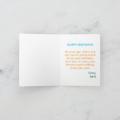 Franse Bulldog met verjaardagstaart Kaart (Binnen)