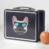 Franse Bulldog met zonnebril (In situ)