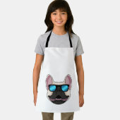 Franse Bulldog met zonnebril Schort (Insitu)