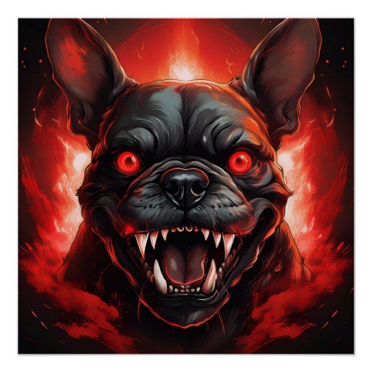 Franse Bulldog Mislukt Perfect Poster (Voorkant)