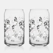 Franse Bulldog Moeder | Botten & Harten Blikvorm Glas (Rechts)