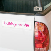 Franse Bulldog Moeder Bumpersticker (Op Truck)