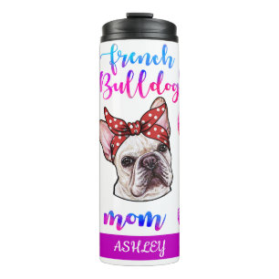Franse Bulldog Moeder Mooi Moederdag Hond Liefhebb Thermosbeker