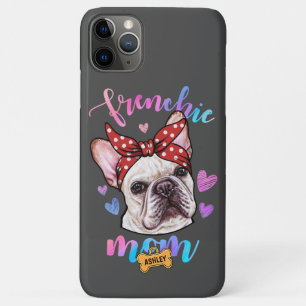 Franse Bulldog Moeder Waterverf Hond Mam GIft Case-Mate iPhone Case