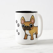 Franse Bulldog mok (Voorkant rechts)