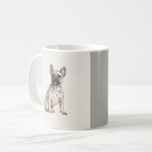 Franse Bulldog mok (Voorkant links)