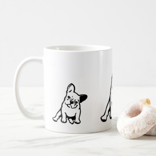 Franse Bulldog Mok (Met donut)