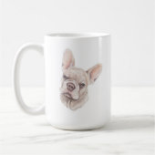 Franse Bulldog Mok | 15 oz. (Links)