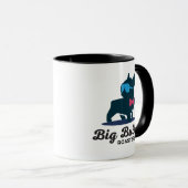 Franse Bulldog-mok van Big Bully Roasters Mok (Voorkant rechts)