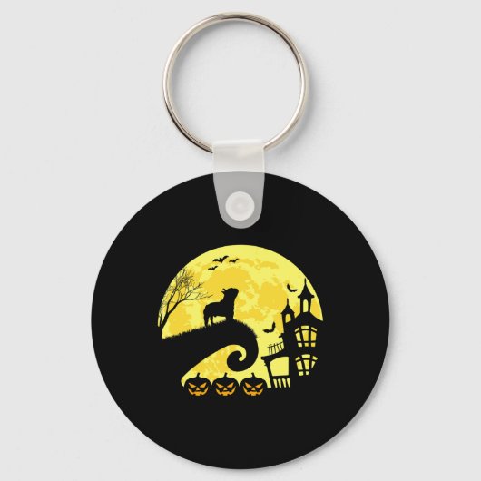 Franse Bulldog Moonshine Frenchie Moeder Frenchie  Sleutelhanger (Voorkant)