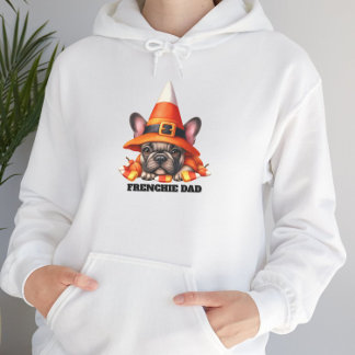 Franse Bulldog Mopshond Leuke Halloween Snoep Cost Hoodie