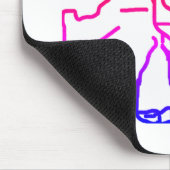 Franse Bulldog Mousepad Muismat (Hoek)