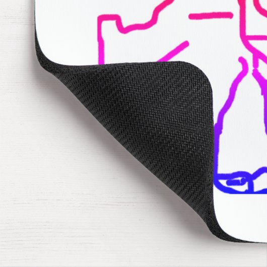 Franse Bulldog Mousepad Muismat (Hoek)