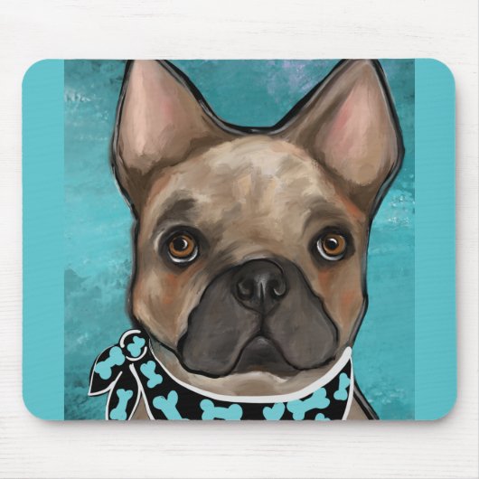 FRANSE BULLDOG         MUISMAT (Voorkant)