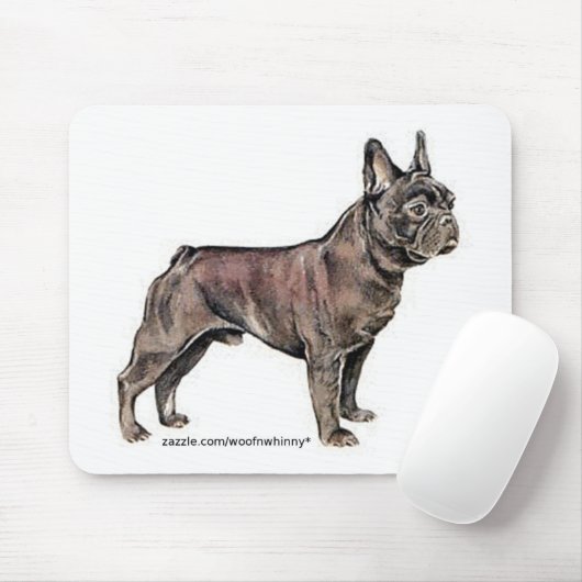 Franse Bulldog! Muismat (Met muis)