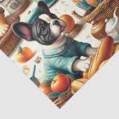  Franse Bulldog naadloos Tissuepapier (Detail)