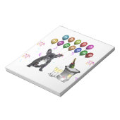 Franse Bulldog Nieuwjaar Notitieblok (Linkerzijde)