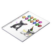 Franse Bulldog Nieuwjaar Notitieboek (Linkerzijde)