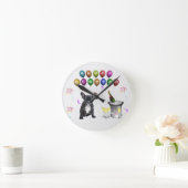 Franse Bulldog Nieuwjaar Ronde Klok (Huis)