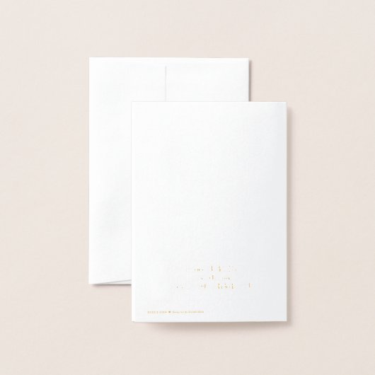 Franse Bulldog Note Kaarten met Gouden Folie Blank (Met envelop)