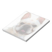Franse bulldog notitieblok (Linkerzijde)