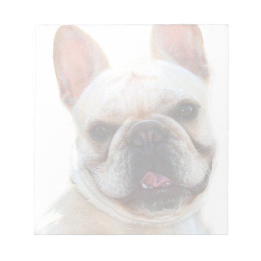 Franse bulldog notitieblok (Voorkant)