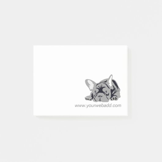 Franse Bulldog Notities Post-it® Notes (Voorkant)