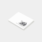 Franse Bulldog Notities Post-it® Notes (Schuin)