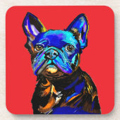 Franse Bulldog Onderzetters (Voorkant)