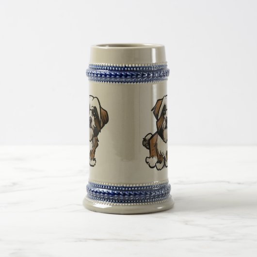 Franse bulldog-ontwerp op mok van 22 oz koffie/bie (Center)