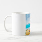 Franse Bulldog op Beach Koffiemok (Links)