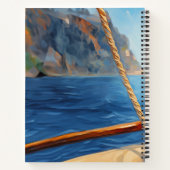 Franse Bulldog op de boot Notitieboek (Achterkant)