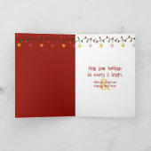 Franse Bulldog op een rode stoel Kaart (Binnen)